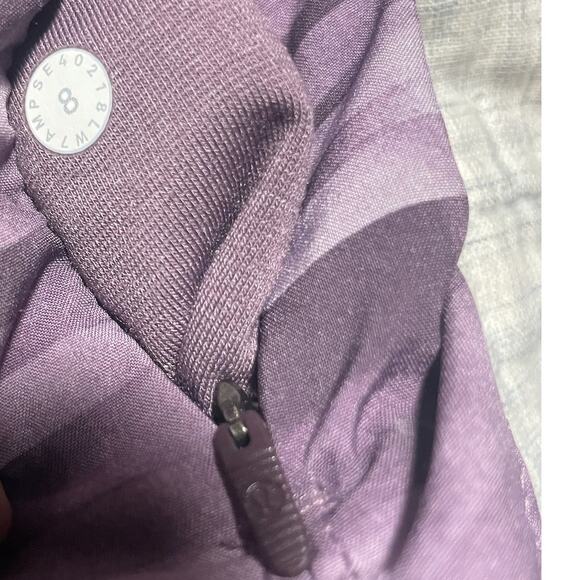 Lululemon Choose a Side Shorts Womens Size 8 Reversible Purple Athletic Run - Picture 8 of 10
